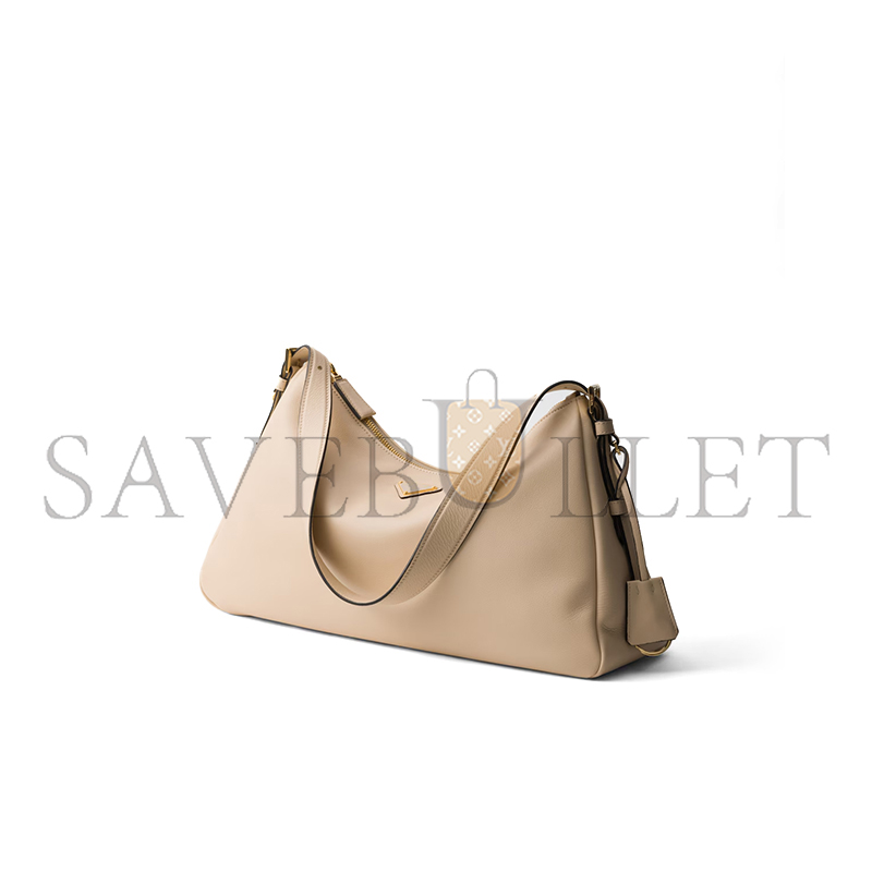 Pra*a aimÉe large leather shoulder bag 1bc228 (39*23*12cm)